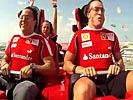 It doesn't get any faster than this Ferrari roller coaster.