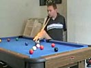 Amazing armless snooker player.
