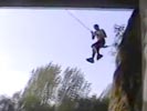 Rope swing fails twice as painful.